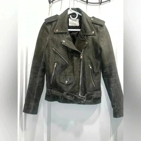 understated Jackets & Blazers - Understated leather Moto jacket